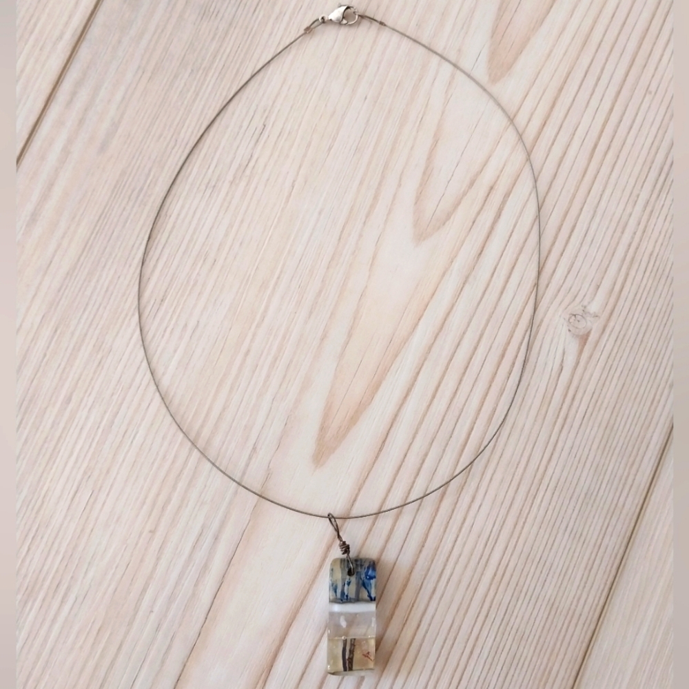Fused Glass Necklace